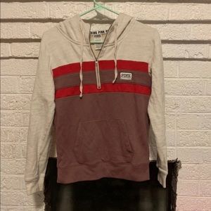 Victoria’s Secret PINK half zip hoodie